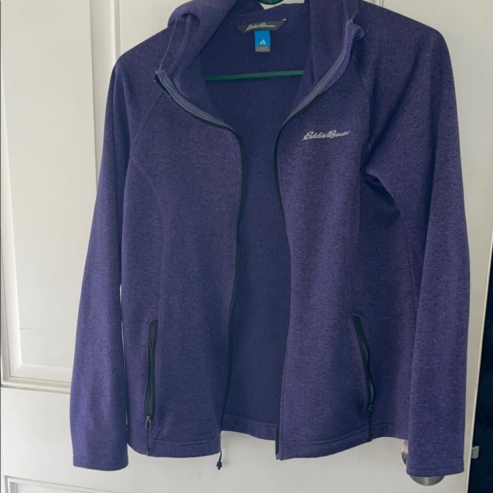 Eddie Bauer Purple Ski & Snow Jacket Zip-Up Design